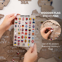 Load image into Gallery viewer, 3D Europe Wooden Map Terra