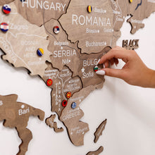 Load image into Gallery viewer, 3D Europe Wooden Map Terra