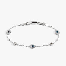 Load image into Gallery viewer, Evil Eye Crystal Anklet