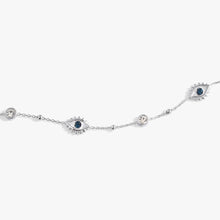 Load image into Gallery viewer, Evil Eye Crystal Anklet