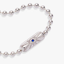 Load image into Gallery viewer, Evil Eye Barrel Closure Bracelet