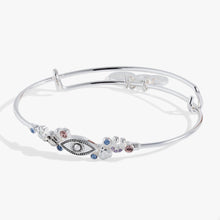 Load image into Gallery viewer, Evil Eye Inline Bangle