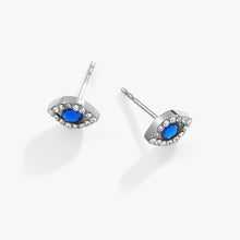 Load image into Gallery viewer, Evil Eye Mini Stud Earrings