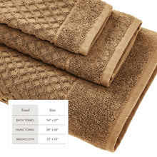 Load image into Gallery viewer, Cotton Diamond Waffle Weave Bath Towel Set - Grayson Collection