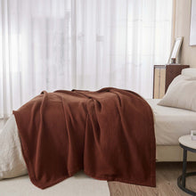 Load image into Gallery viewer, 100% Cotton Waffle Weave Blanket - Mikala Collection