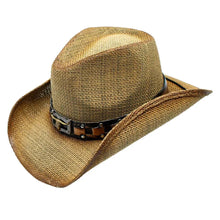 Load image into Gallery viewer, Peter Grimm Ezekiel - Seagrass Cowboy Hat