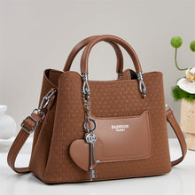 Load image into Gallery viewer, Women's Large Capacity Shoulder Bag – PU Leather Messenger Bag with Multiple Compartments