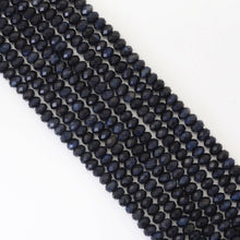 Load image into Gallery viewer, 4x6mm Blue Tiger Eye Faceted Rondelle Beads, Sku#U1658