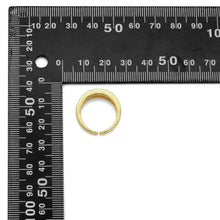 Load image into Gallery viewer, Gold Silver Multicolor Colorful CZ Adjustable Ring, Sku#B373