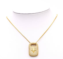 Load image into Gallery viewer, CZ Star Pendant, Sku#B159