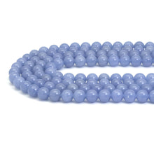Load image into Gallery viewer, High Quality Blue Angelite Round Smooth Beads, Sku#U1895c