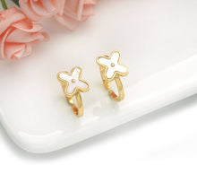 Load image into Gallery viewer, Gold Mother of Pearl Flower Adjustable Ring, Sku#X366