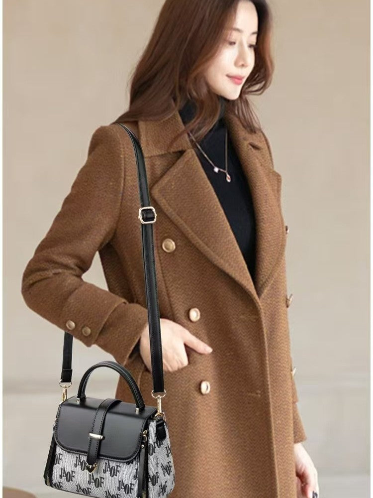 Women's Luxury PU Leather Tote Bag – Retro Casual Shoulder Bag