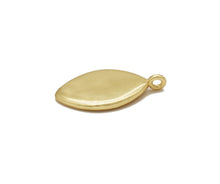 Load image into Gallery viewer, Gold Cross Leaf Charm, Sku#LK703