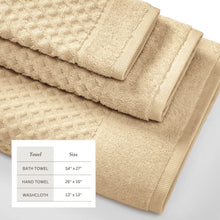 Load image into Gallery viewer, Cotton Diamond Waffle Weave Bath Towel Set - Grayson Collection