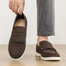 Load image into Gallery viewer, Men's Premium Matte Suede Loafers - Slip-On Casual Dress Shoes
