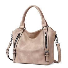 Load image into Gallery viewer, Spacious PU Leather Crossbody Handbag – Commuter &amp; Travel Shoulder Bag for Women
