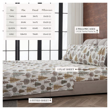 Load image into Gallery viewer, Lodge Printed Sheet Set - Mountain Ridge Collection