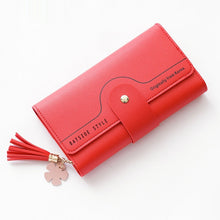 Load image into Gallery viewer, Geometric Letter Buckle Clutch Bag With Tassel And Petal Design For Young Women