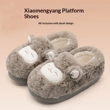 Load image into Gallery viewer, Fuzzy Indoor Slippers for Couples – Non-Slip TPR Sole, Faux Fur Lining, Coral Fleece Upper | Unisex House Shoes