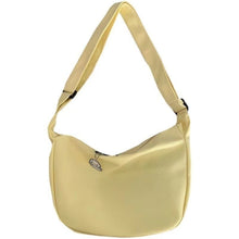 Load image into Gallery viewer, Women's Waffle Weave Shoulder &amp; Crossbody Bag – Dumpling Shape with Puppy Charm