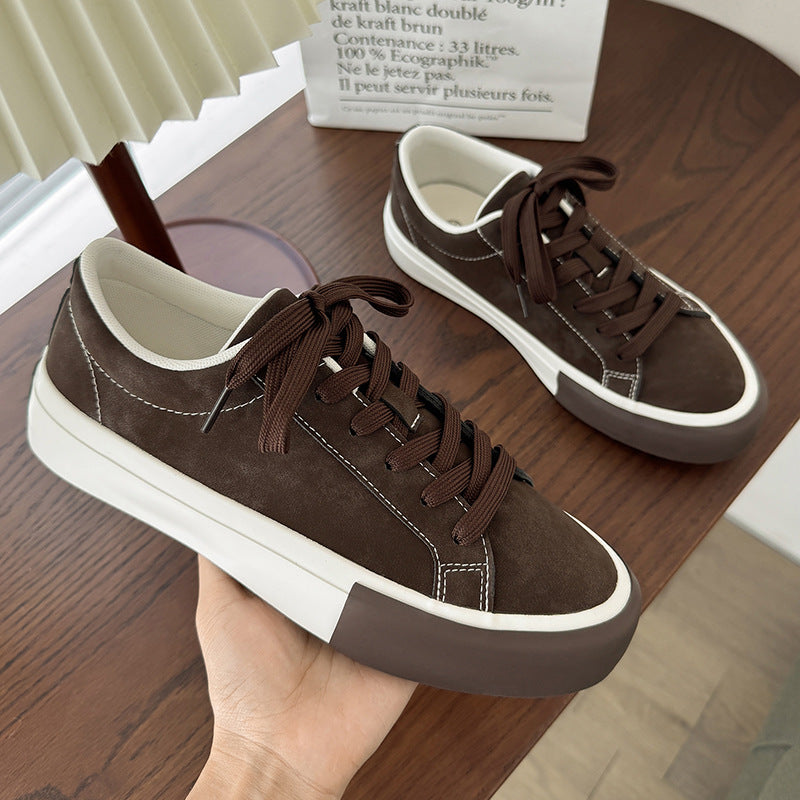 Premium Unisex Suede Sneakers - Casual Athletic Comfortable Shoes