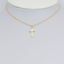 Load image into Gallery viewer, Plain Gold Cross Shape Charm Pendant, Sku#LK1050
