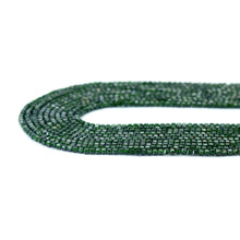 Load image into Gallery viewer, 2x2mm Faceted Cube Green Goldstone Beads, Sku#U1794