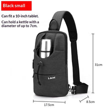 Load image into Gallery viewer, Men's Large Capacity Crossbody Chest Bag - Waterproof Oxford Cloth Cycling Sling Bag by Sarah Express