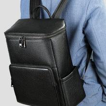 Load image into Gallery viewer, Men's Genuine Leather Laptop Backpack – Business Commuter Bag