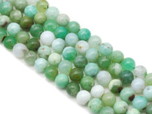 Load image into Gallery viewer, Genuine Quality Chrysoprase Round Smooth Beads, Sku#U1380