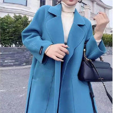 Load image into Gallery viewer, Double-faced Cashmere Coat Women's Mid-length Over The Knee