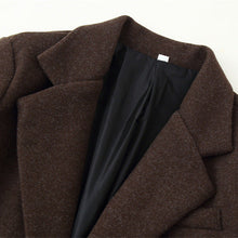Load image into Gallery viewer, Women's Casual Solid Color Woolen Coat Jacket