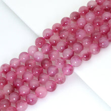 Load image into Gallery viewer, Pink/Blue/Orange Jade Round Smooth Beads, Sku#U2211
