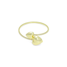 Load image into Gallery viewer, CZ Tennis Chain with Heart End Adjustable Bracelet, Sku#A454