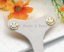 Load image into Gallery viewer, Smiley Face Earrings, Sku#LD178