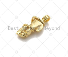 Load image into Gallery viewer, 18K Dianty Gold Female Body Shape Pendant/Charm,Femnist Jewelry Charm, Necklace Bracelet Charm Pendant,12x27mm, Sku#LK279