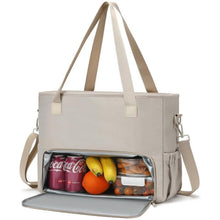 Load image into Gallery viewer, Women's Insulated Thermal Tote Bag | Aluminum Foil Lunch Bag for Camping, Work &amp; Travel