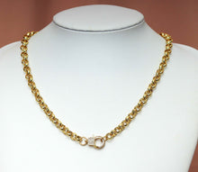 Load image into Gallery viewer, Chunky Square Rolo Chain Necklace, sku#CL11