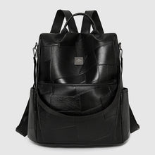 Load image into Gallery viewer, Western-style Minimalist Backpack – PU Leather Casual Travel Bag