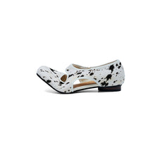 Load image into Gallery viewer, Pony Hair Split-Toe Tabi Mary Jane Flats