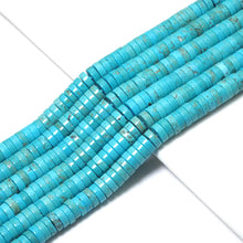 Load image into Gallery viewer, Smooth Heishi Turquoise Beads, 2x3mm/2x4mm/3x6mm/3x8mm, Sku#U1590