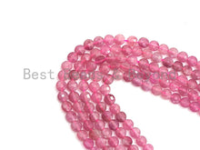Load image into Gallery viewer, High Quality Natural Pink Tourmaline Checkerboard Cut Beads, 4mm Turtle Shell cut Tiny Tourmaline Beads, 16 Full strand, sku# U793