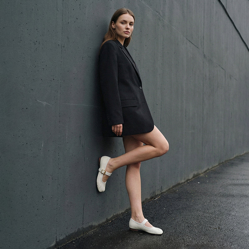 Split-Toe Tabi Mary Jane Flats