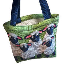 Load image into Gallery viewer, Quilted Digital Print Tote Bag - High Capacity Women's Shoulder Bag with Embroidery