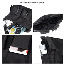Load image into Gallery viewer, Men's Japanese Streetwear Canvas Crossbody Bag – Utility Shoulder Bag for Travel &amp; Daily Use