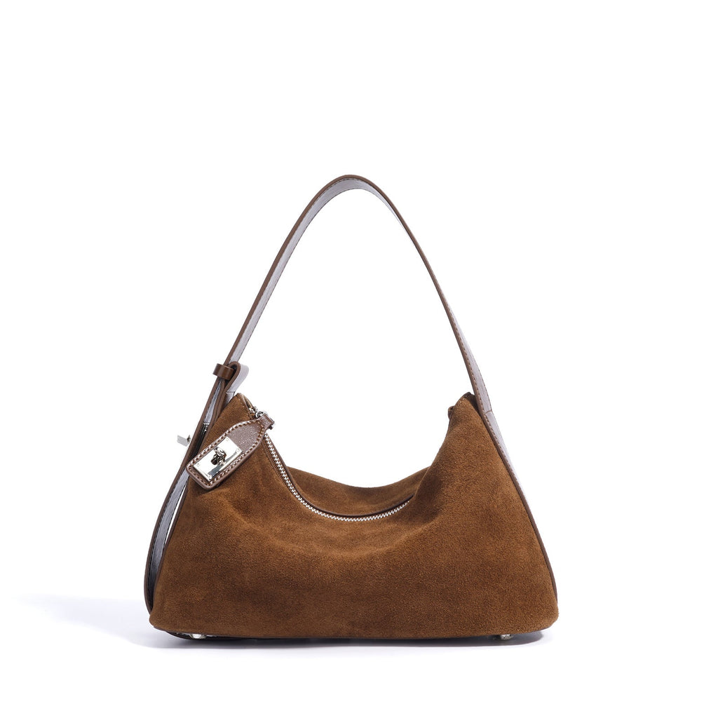 Soft Leather Dumpling Shoulder Bag - Urban Minimalist Commuter Handbag for Women