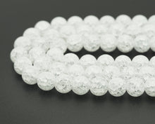 Load image into Gallery viewer, Crack Quartz Round Smooth Beads, Sku#U1301