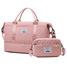 Load image into Gallery viewer, Large Capacity Quilted Crossbody Travel Bag