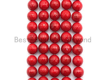 Load image into Gallery viewer, Quality Red Mother of Pearl beads, faceted Red Mop beads, SKU#T115